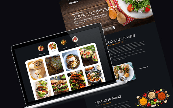 resaturant web design by the star mount